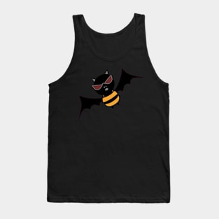 Beach Bat Illustration Tank Top